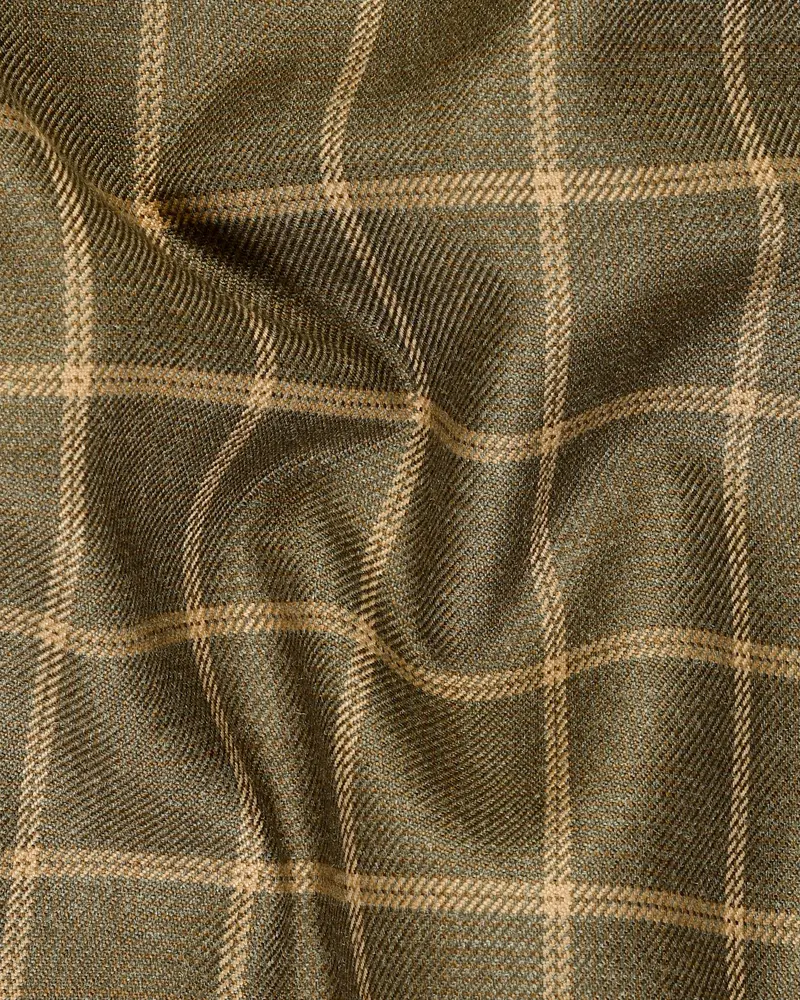 Hemlock Brown Windowpane Sports Waistcoat 3