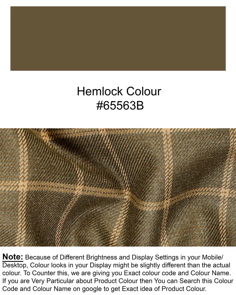 Hemlock Brown Windowpane Sports Waistcoat 7