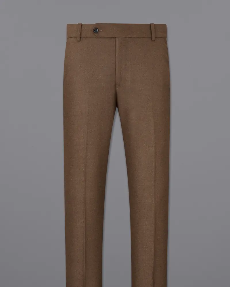 Hemlock Brown Wool Rich Pant 4