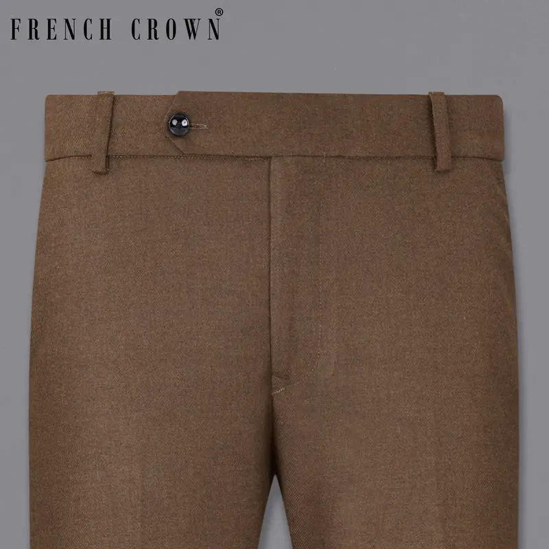 Hemlock Brown Wool Rich Pant 6