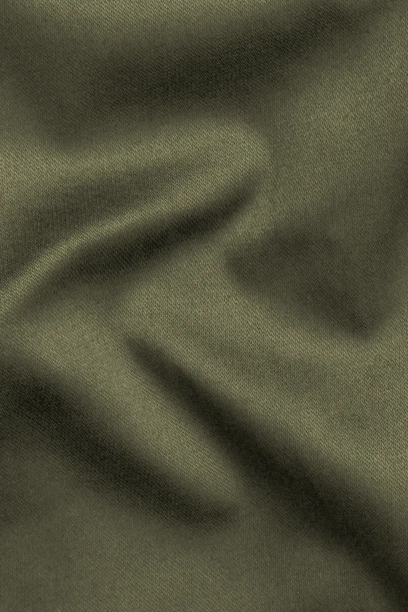 Hemlock Green Premium Cotton Stretchable Traveler Nehru Jacket 3