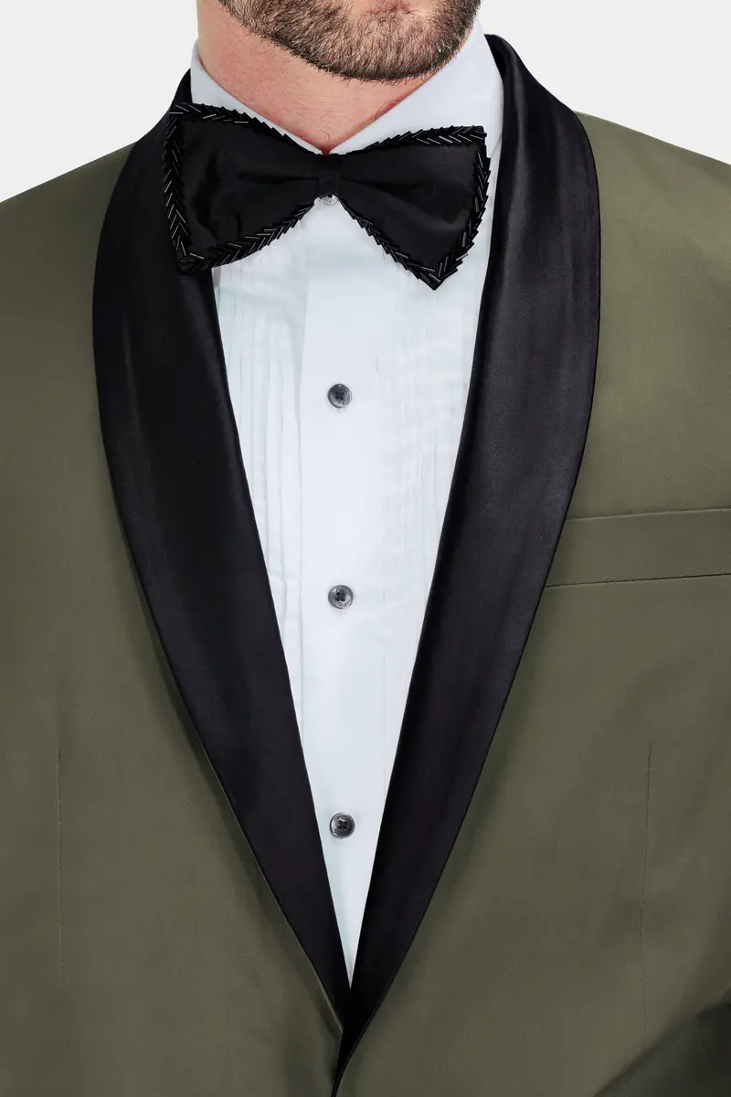 Hemlock Green Premium Cotton Tuxedo Stretchable Traveler Blazer 6