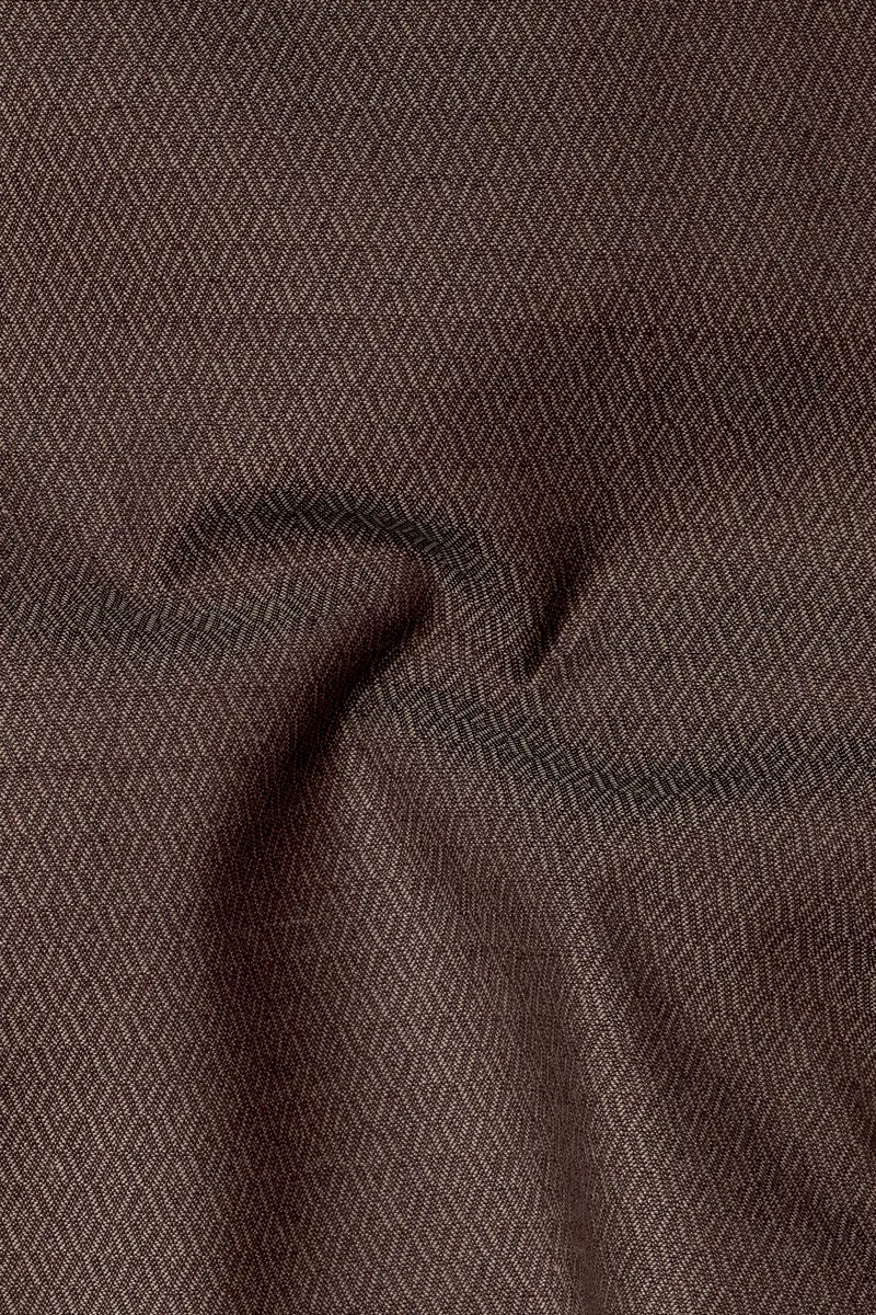 Hemp Brown Wool Rich Nehru Jacket 3