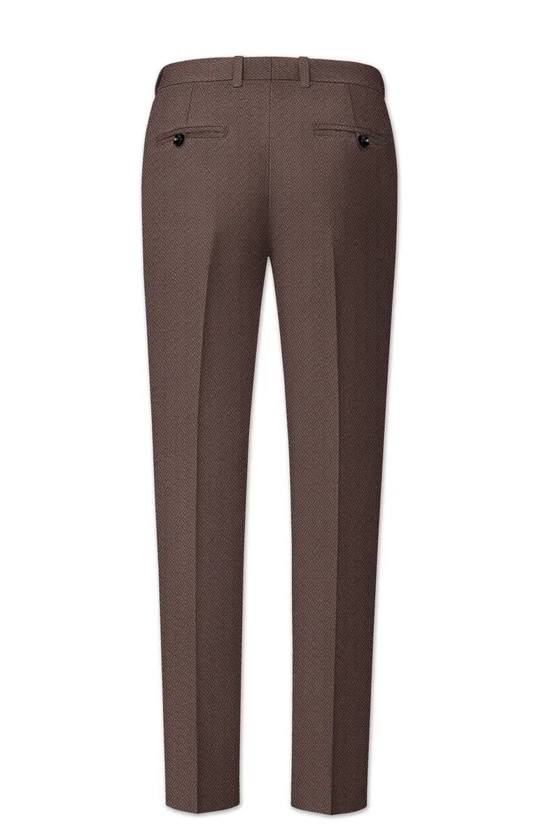 Hemp Brown Wool Rich Pant 5