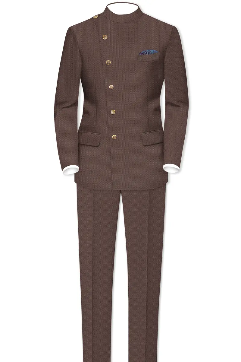 Hemp Brown Wool Rich Pant 7
