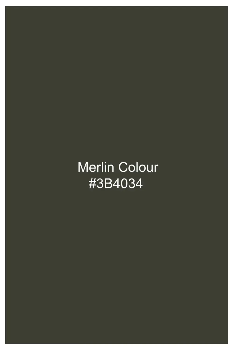 Herbanor-Merlin Green Luxurious Linen Dress Shirt 7