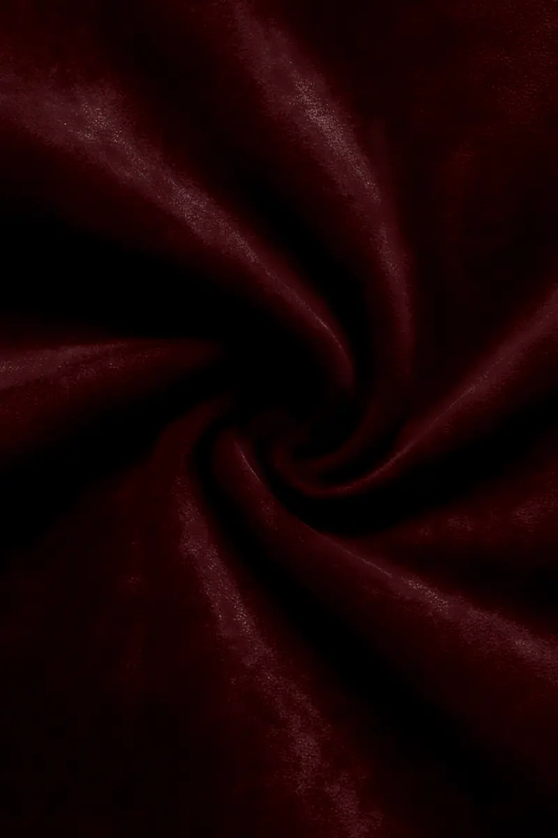 Heritage-Creole Maroon Velvet Stretchable Waistband Pant 3
