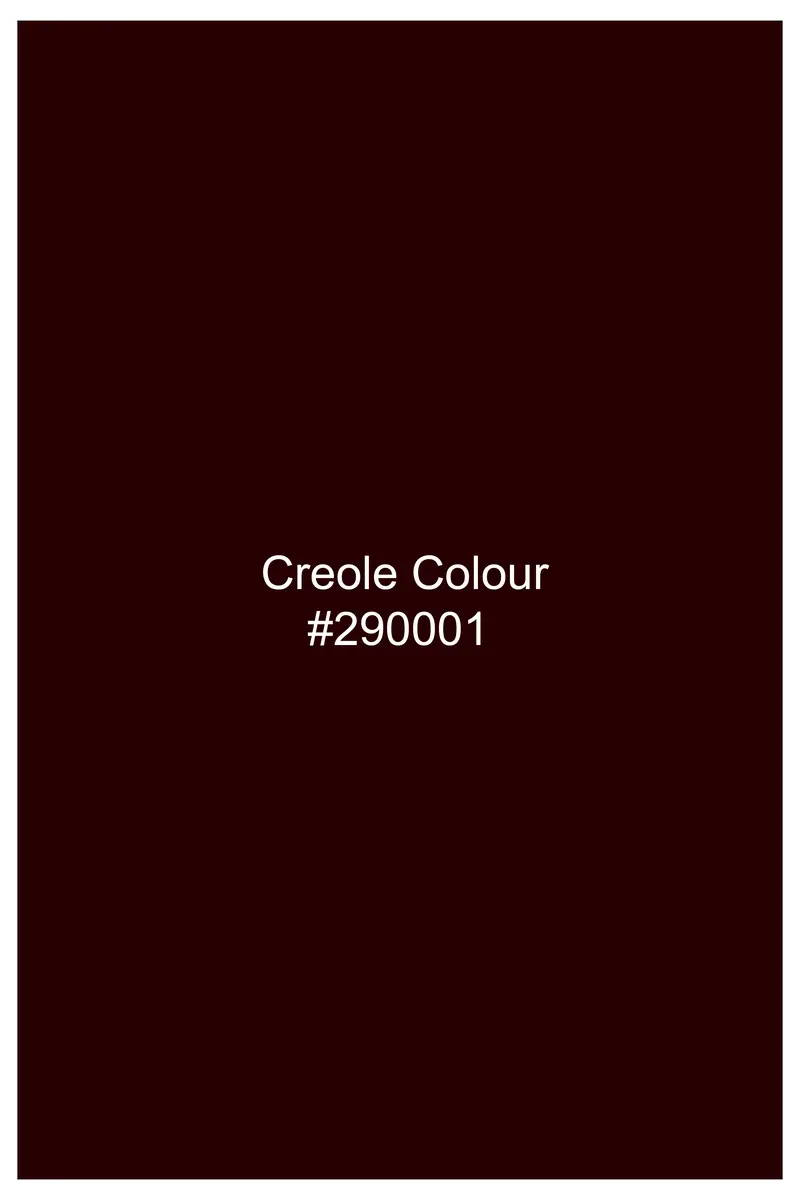 Heritage-Creole Maroon Velvet Stretchable Waistband Pant 9