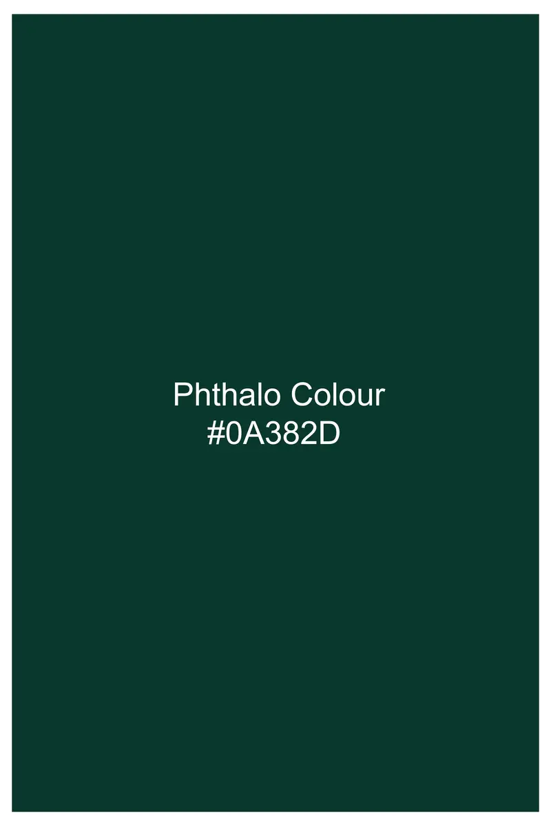 Heritage-Phthalo Green Plaid Oxford Premium Cotton Semi Formal Shirt 7