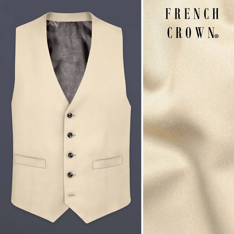Hillary Light Brown Waistcoat 1