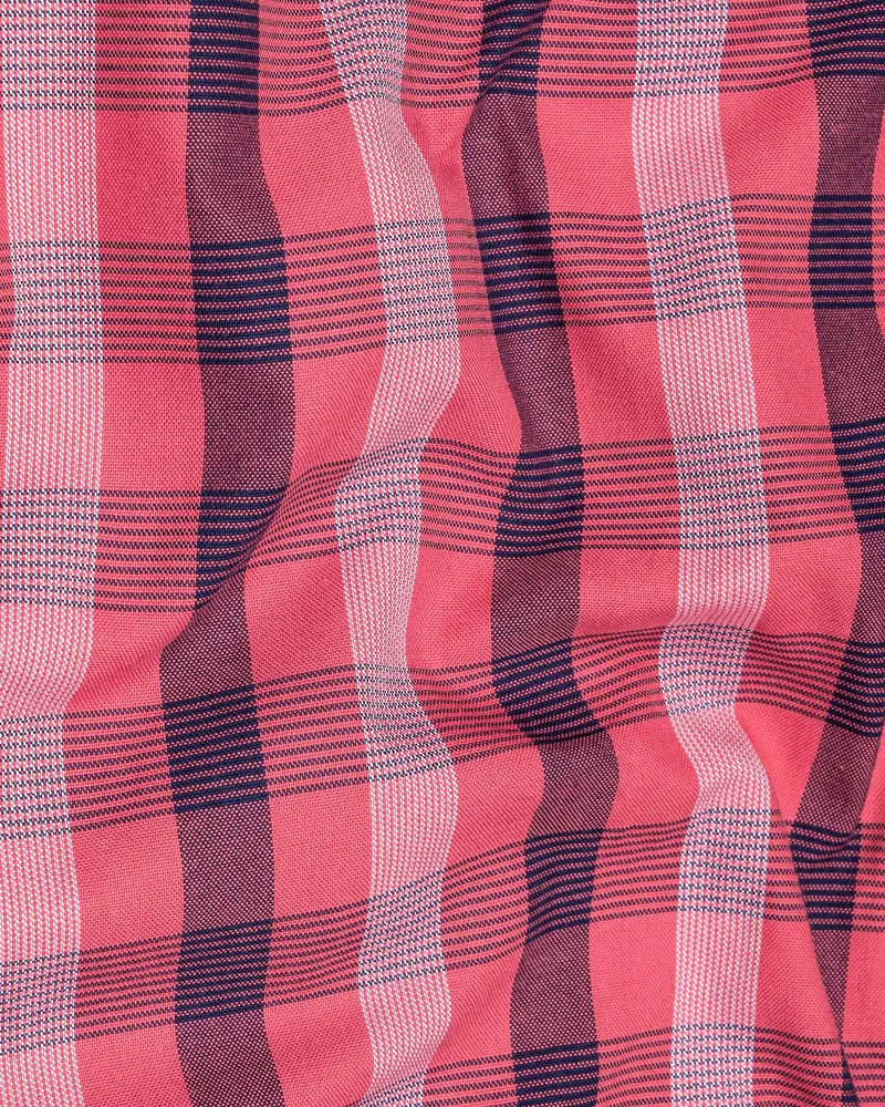 Holy Pink Checkered Royal Oxford Shirt 2