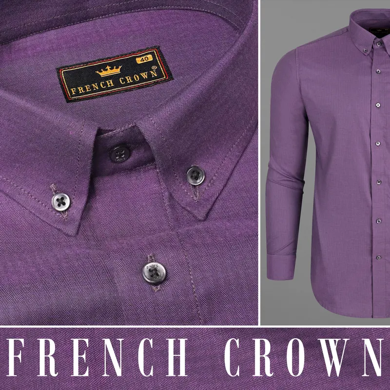 Honey Flower Herringbone Shirt 10