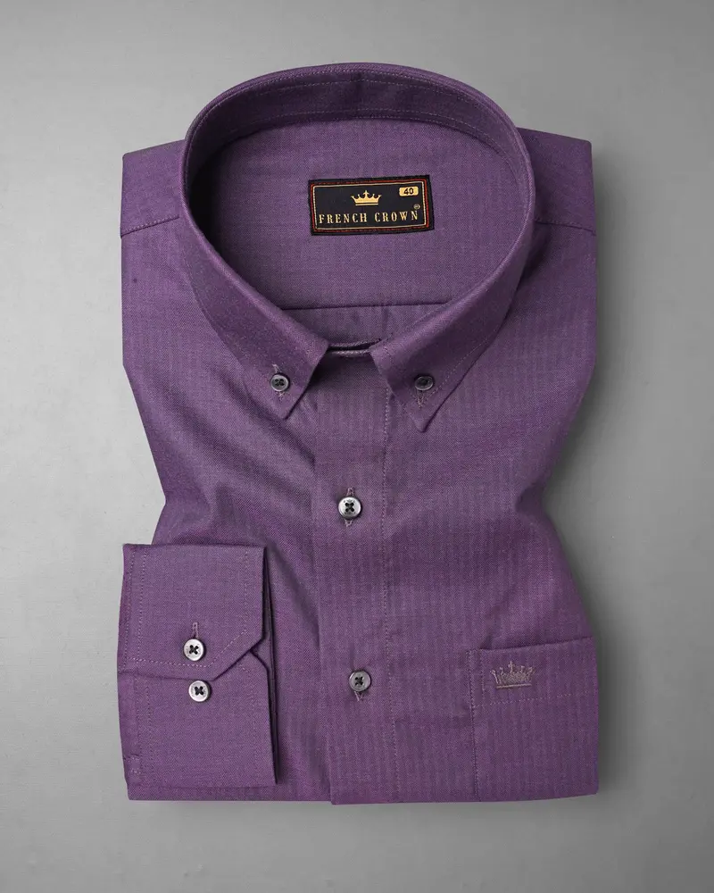 Honey Flower Herringbone Shirt 3