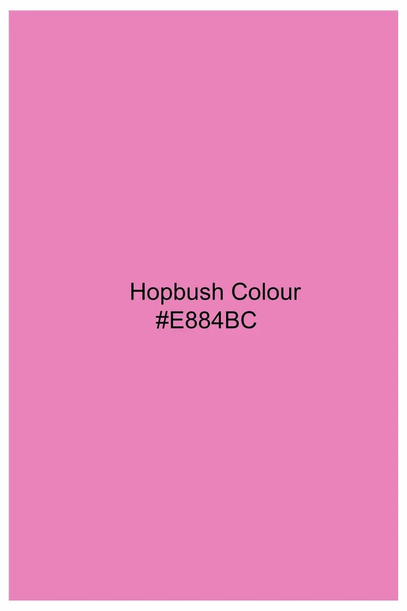 Hopbush Pink Dobby Textured Premium Giza Cotton Shirt 5