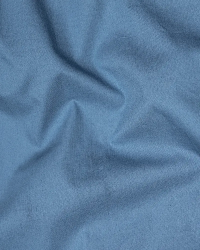 Horizon Blue Premium Cotton Kurta Shirt 3