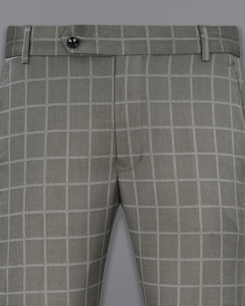 Hurricane Windowpane Single Breasted Sports Suit 12
