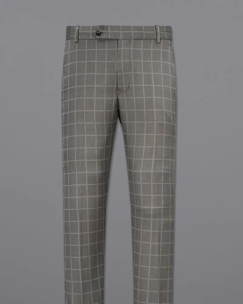Hurricane Windowpane Single Breasted Sports Suit 13