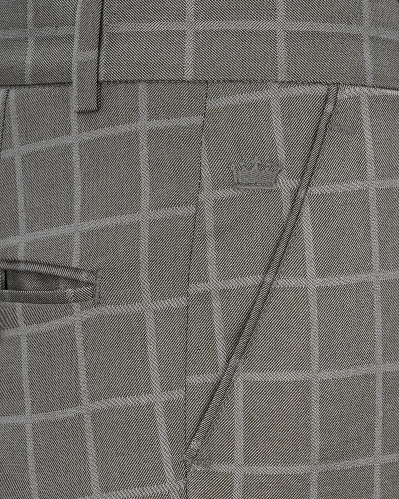 Hurricane Windowpane Single Breasted Sports Suit 14