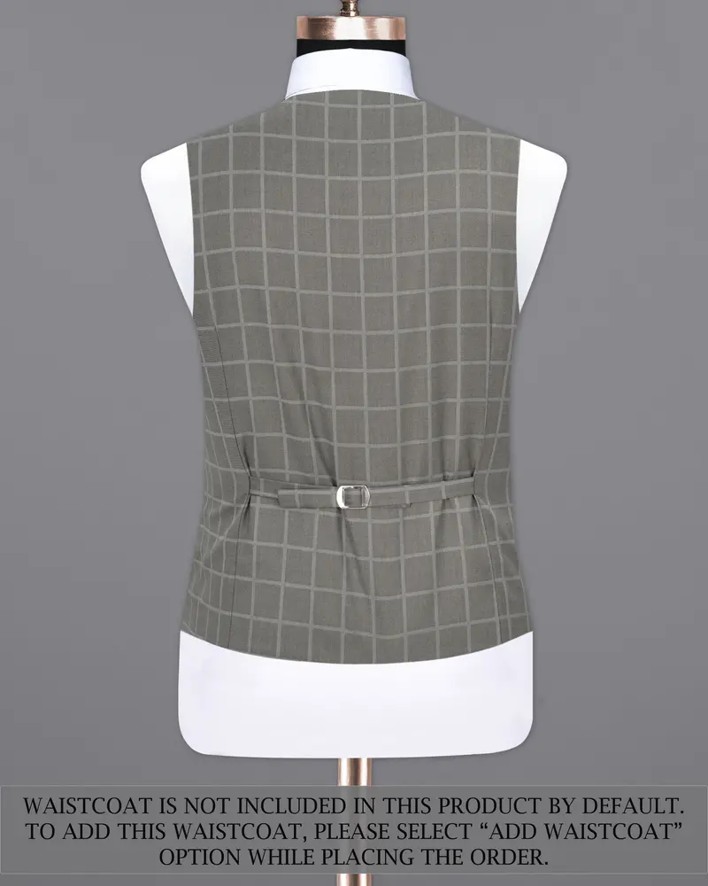 Hurricane Windowpane Single Breasted Sports Suit 16