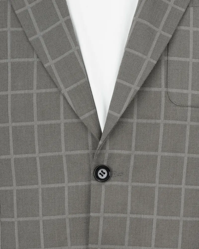 Hurricane Windowpane Single Breasted Sports Suit 5