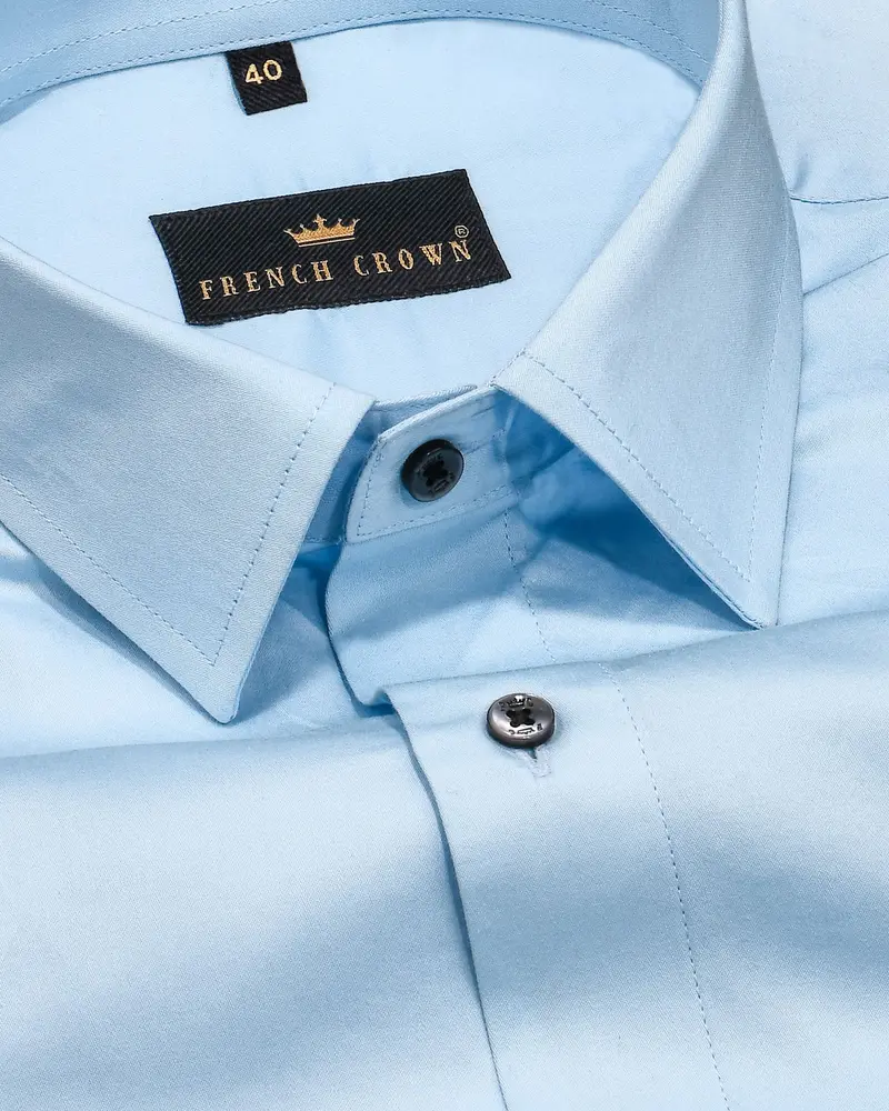 Iceberg Solid Satin Shirt 1