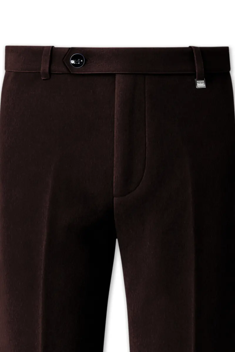 Imperial-Acadia Brown Velvet Peak Lapel Tuxedo Suit 13