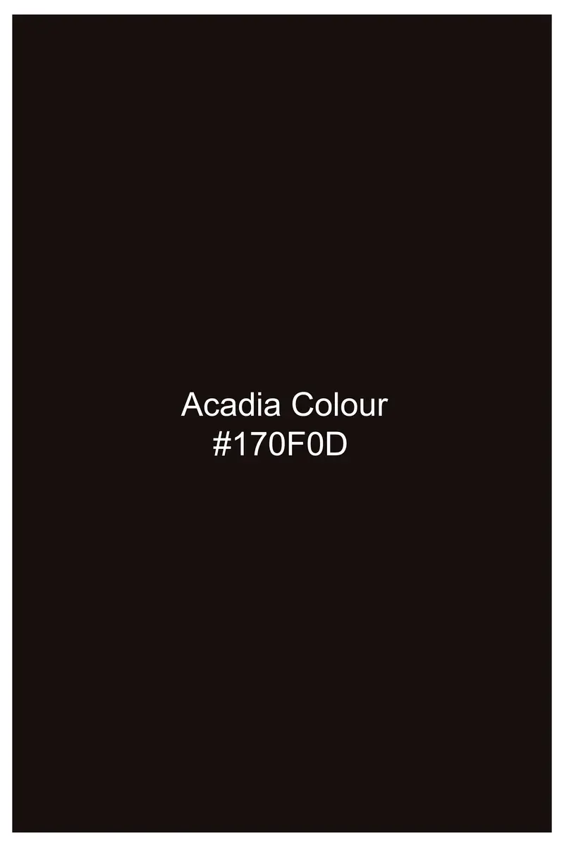 Imperial-Acadia Brown Velvet Peak Lapel Tuxedo Suit 17