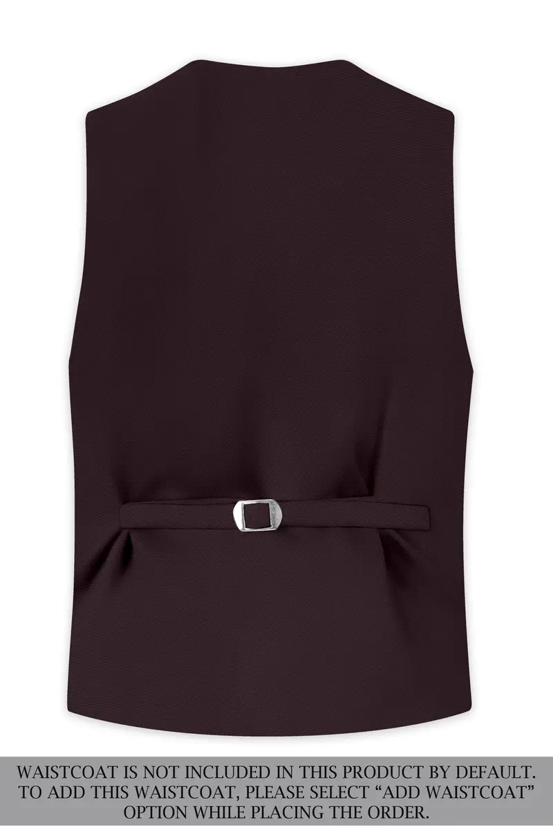 Imperial-Seal Brown Slight Stretch Subtle Sheen Poly-Viscose Double Breasted Suit 17