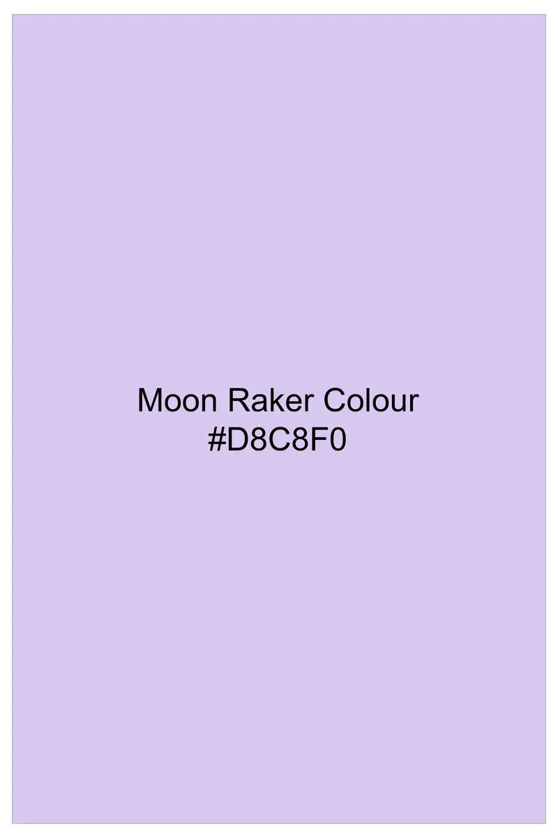Imperial Violet-Moon Raker Purple White Cuff Collar Dobby Textured Premium Giza Cotton Dress Shirt 8