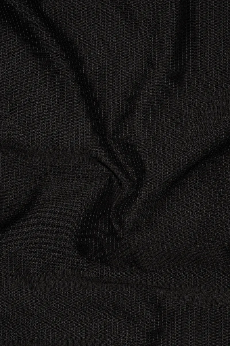 Imperio-Umber Brown Pencil Striped Wool Rich Slight Stretch Double Breasted Suit 3