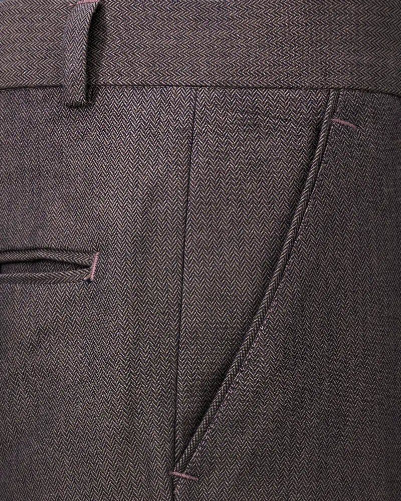 Iridium Brown Premium Cotton Pant 5