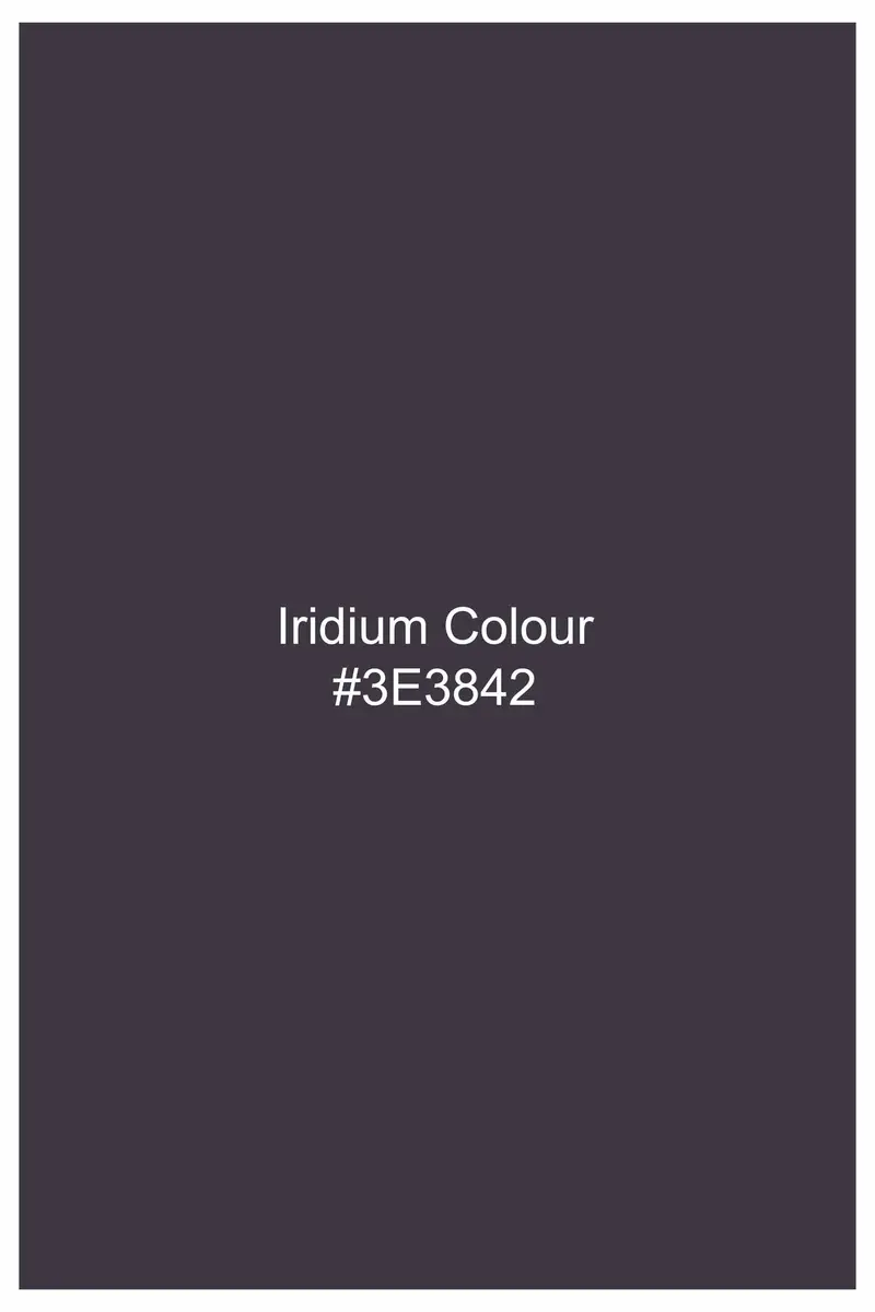Iridium Gray Chambray Button Down Shirt 5