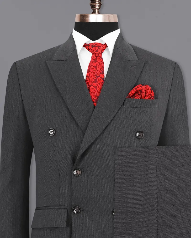 Iridium Gray Double Breasted Suit 2