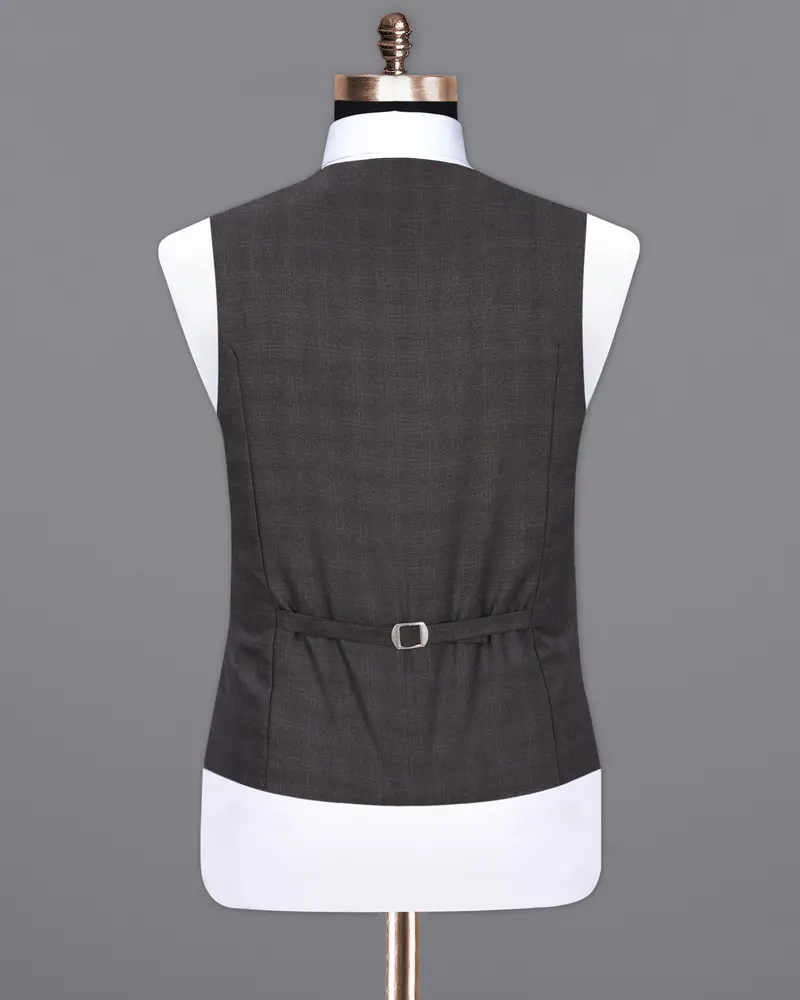 Iridium Gray Plaid Waistcoat 6