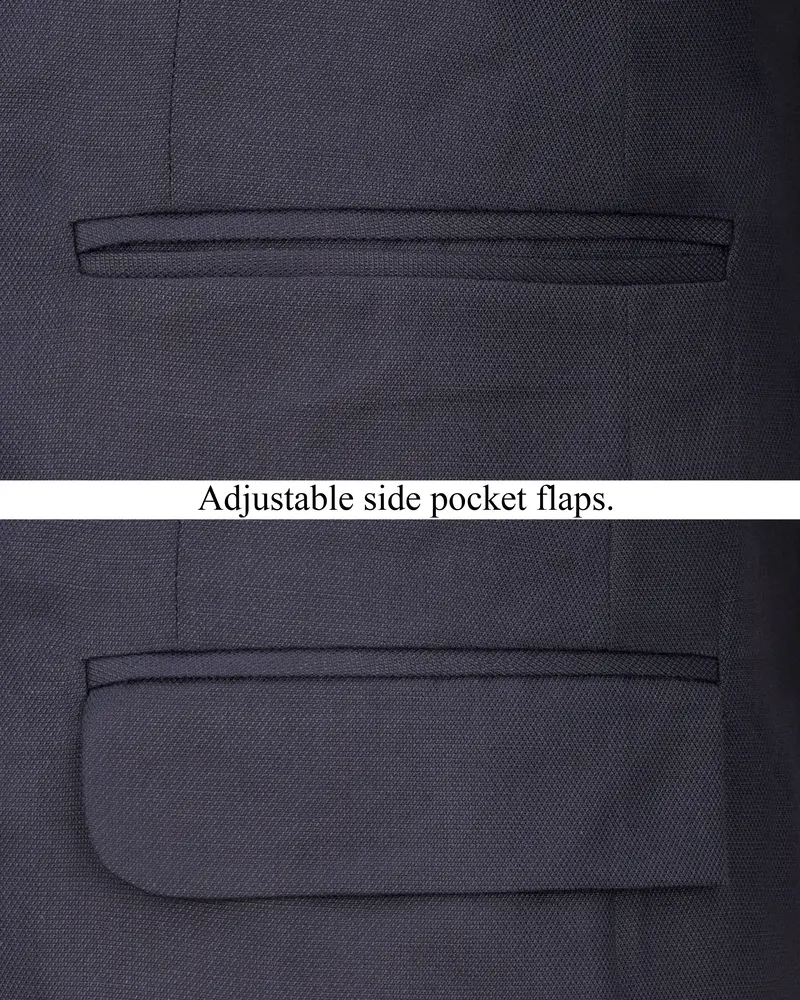 Iridium Gray Single-Breasted Blazer 5