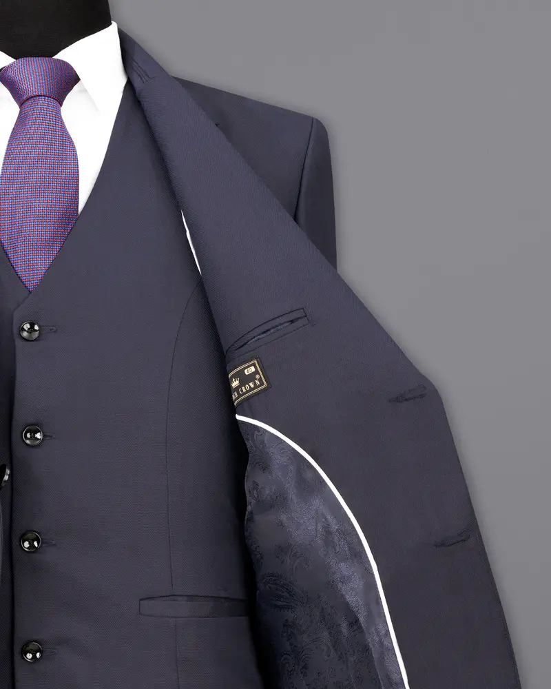 Iridium Gray Single-Breasted Blazer 7
