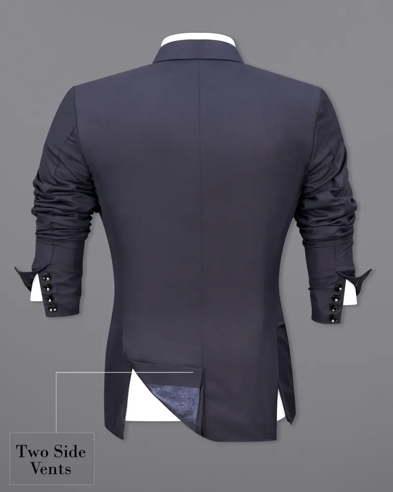 Iridium Gray Single-Breasted Blazer 8