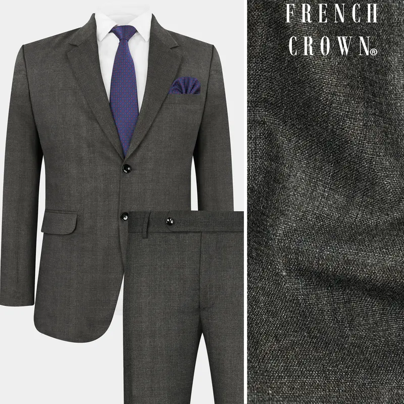 Iridium Gray Single-Breasted Suit 1