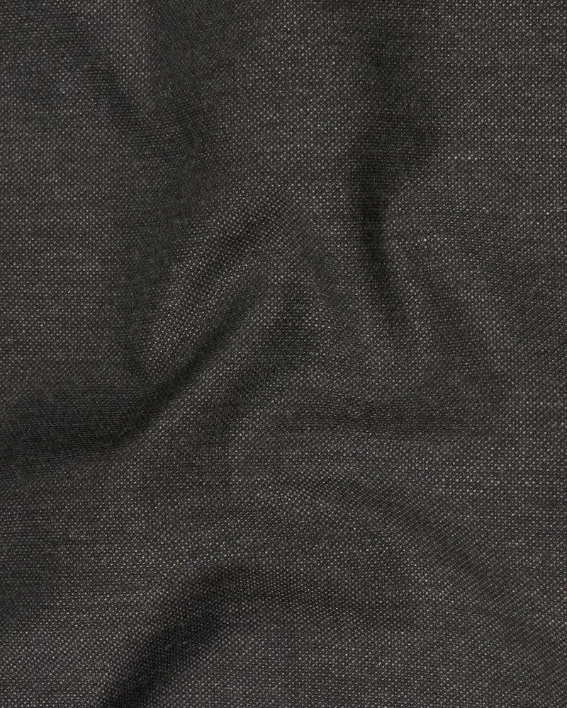 Iridium Gray Wool Rich Single Breasted Blazer 3