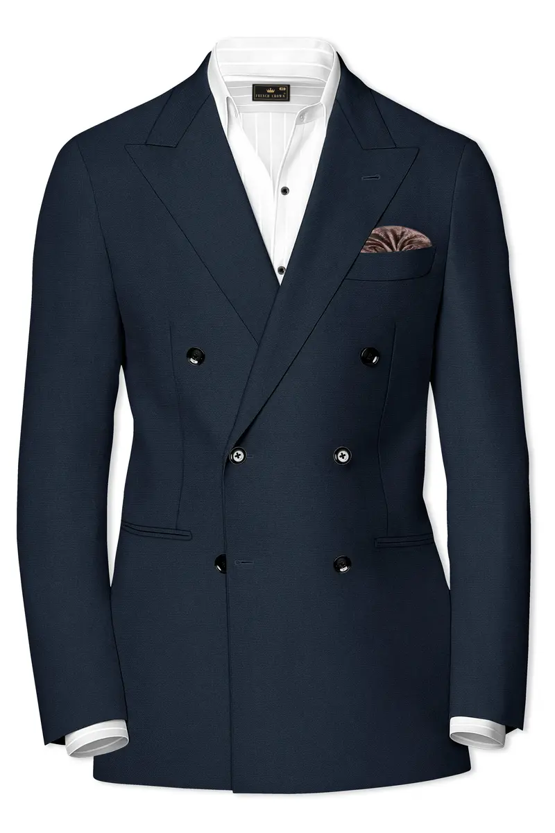 Iridium Grey Double Breasted Blazer 2