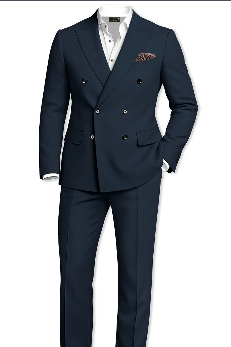 Iridium Grey Double Breasted Blazer 9