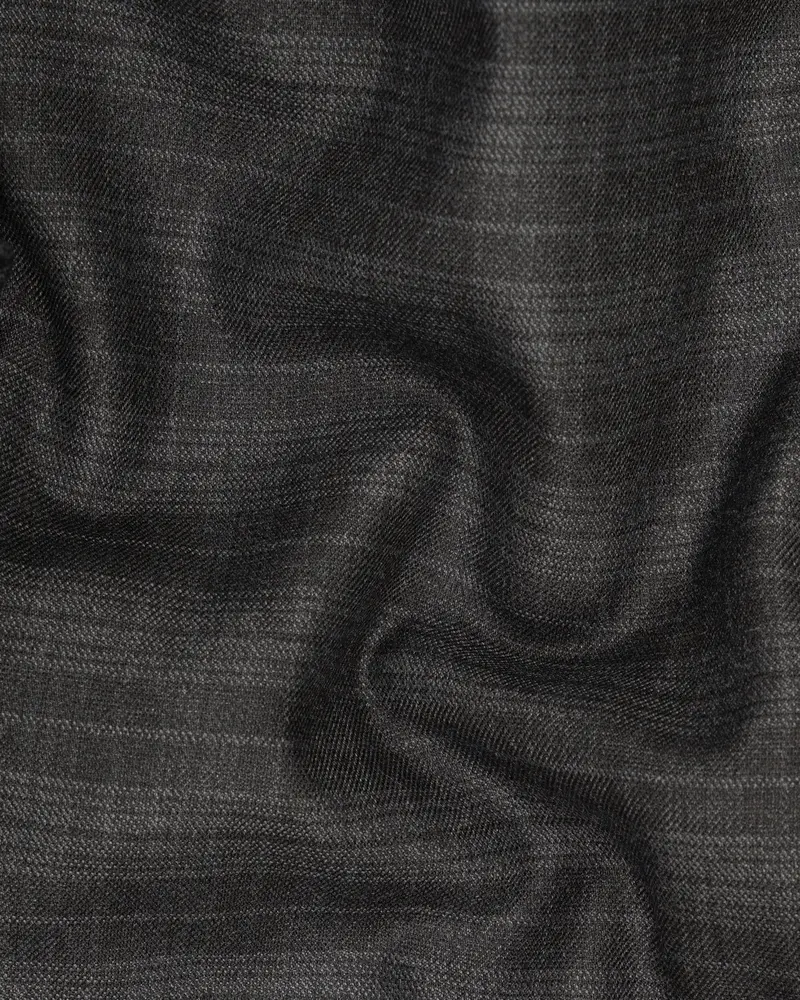 Iridium Grey Subtle Plaid Double Breasted Blazer 3