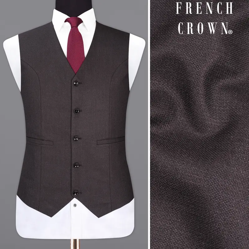 Iridium Textured Waistcoat 1