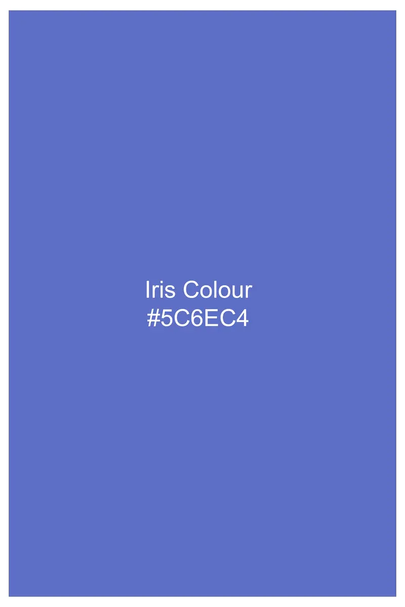 Iris Blue And Bright White Tie-Dye Printed Luxurious Linen Boxer 7