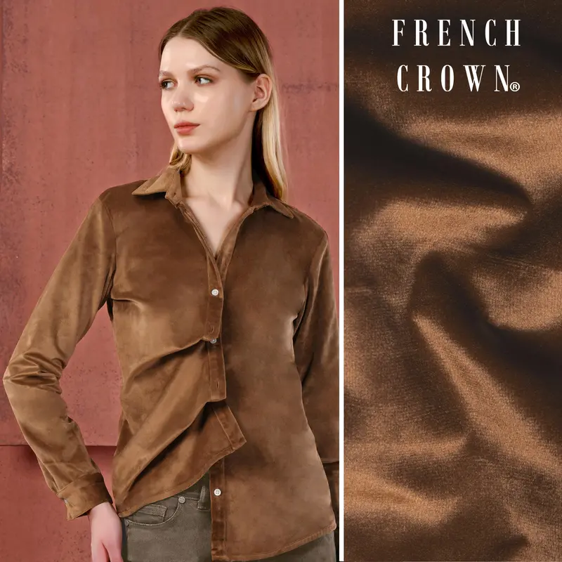 Irish Brown Velvet Shirt 1