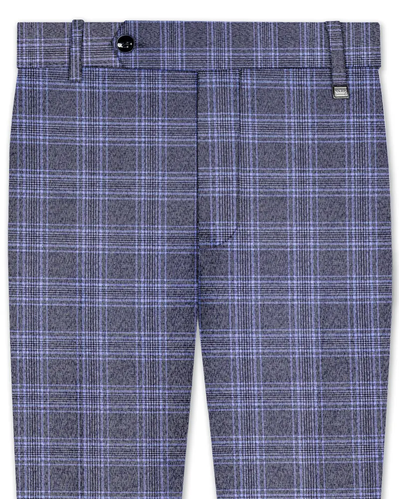 Ironside And Casper Gray Plaid Wool Rich Pant 1