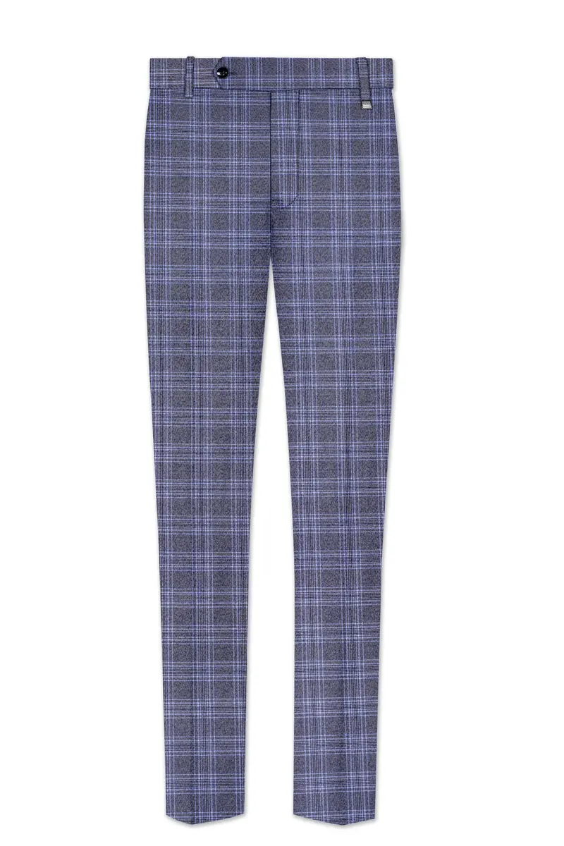 Ironside And Casper Gray Plaid Wool Rich Pant 2