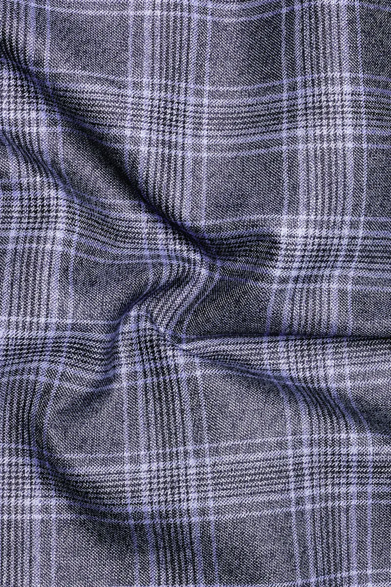 Ironside And Casper Gray Plaid Wool Rich Pant 3