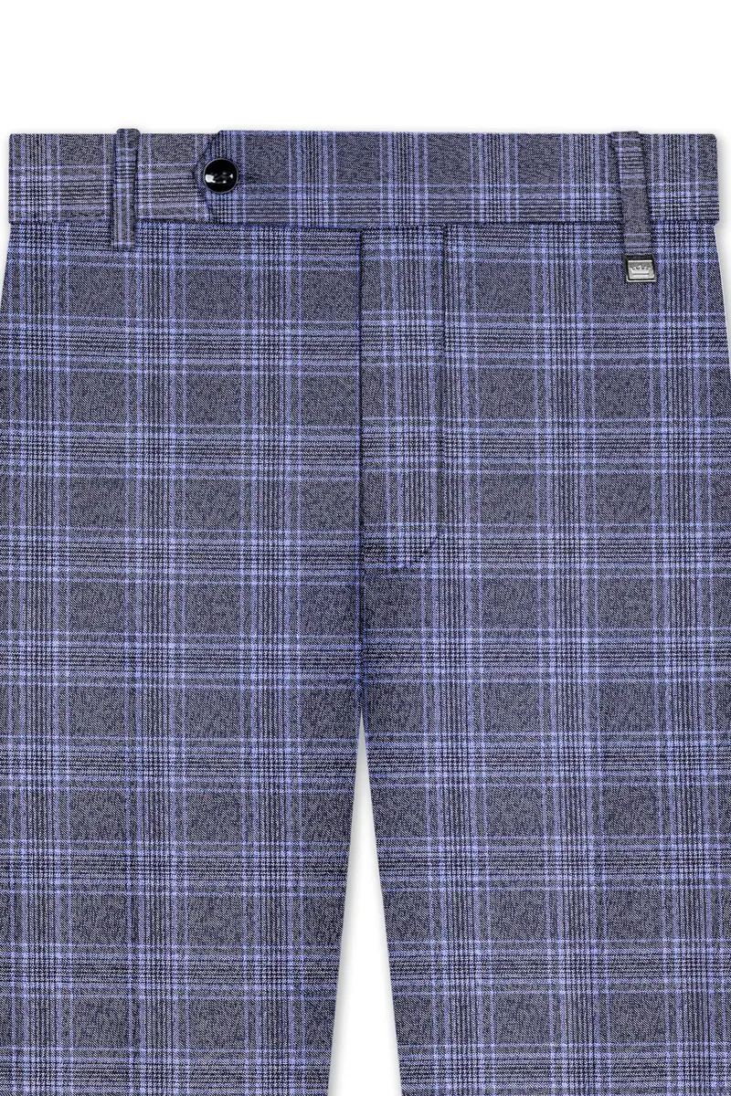 Ironside And Casper Gray Plaid Wool Rich Pant 4
