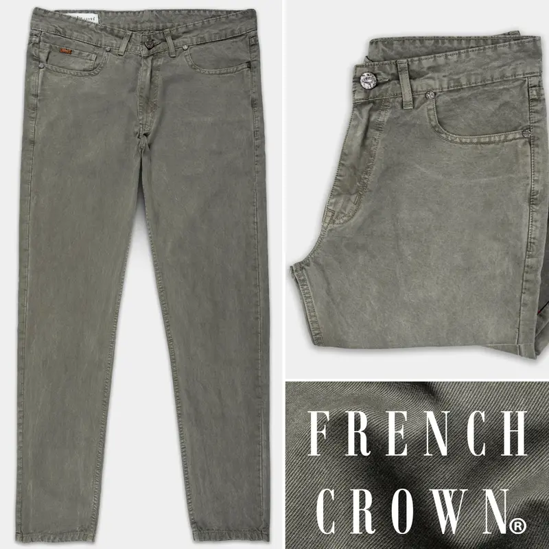 Ironside Gray Rinse Wash Denim 1